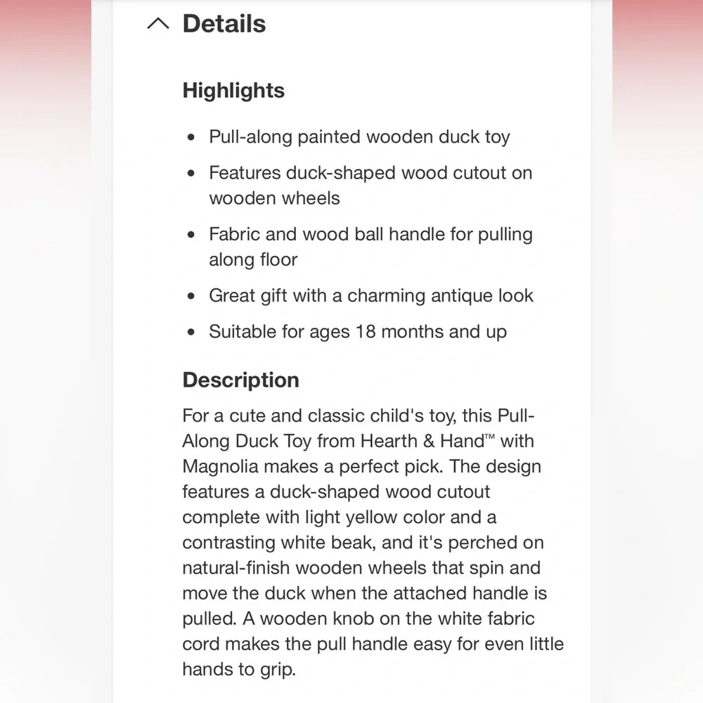 Hearth & Hand pull along